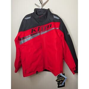 New Klim Kaos Snowmobiling Jacket Red "Life Flight" Size L